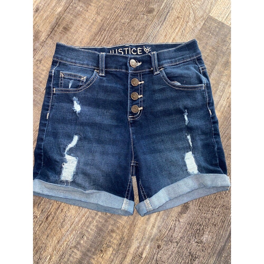 EUC GIRLS JUSTICE SHORTS SZ 14
